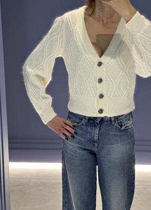 Кардиган с фигурной вязкой the kooples