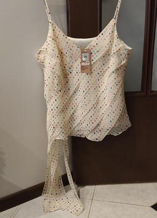 ❤️💐❤️шикарна шифонова блуза ,майка від marks & spencer