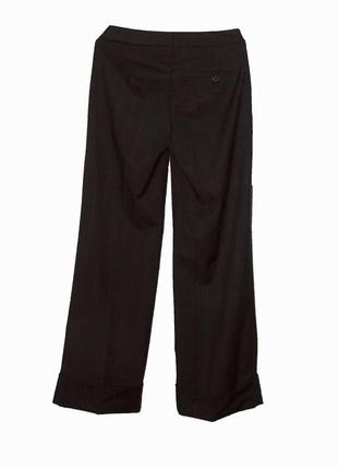 Стильные черные брюки-бермуды свободного фасона2 фото