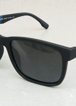 Hugo boss очки мужские солнцезащитные черные с синим поляризированые1 фото