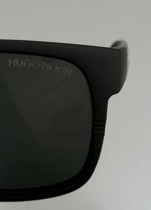 Hugo boss очки мужские солнцезащитные черные с синим поляризированые8 фото