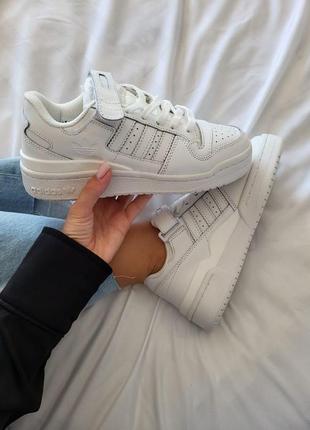 adidas Essentials 3-Stripes Leggings white