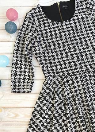 Шикарное платье в гусиную лапку river island6 фото