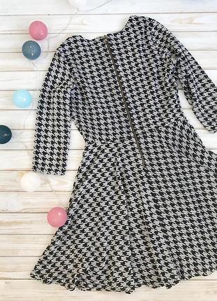 Шикарное платье в гусиную лапку river island7 фото