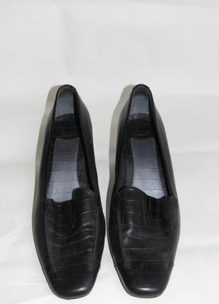 K- комфортные качественные кожаные туфли  t41 фото