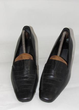 K- комфортные качественные кожаные туфли  t43 фото
