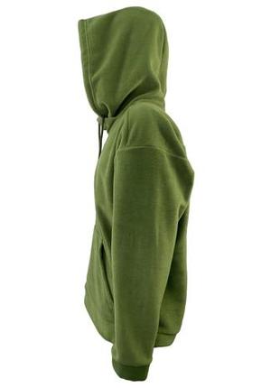 Худи унисекс 4profi кенгуру флис зеленое яблоко с вышивкой орнамент, р. s (44)4 фото