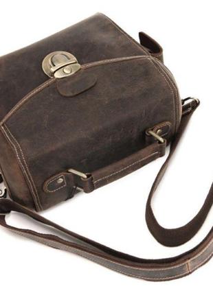 Стильная современная кожаная сумка для камеры фотоаппарата коричневая bexhill bx35163 фото