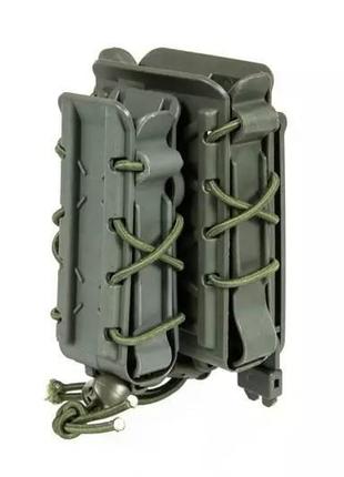 Подсумок primal gear open vii 1+1 pouch olive drab