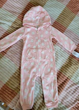 Ромпер. чоловічок. сліп. фліс. carters