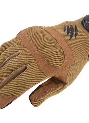 Тактические рукавицы armored claw shield flex tan size xs