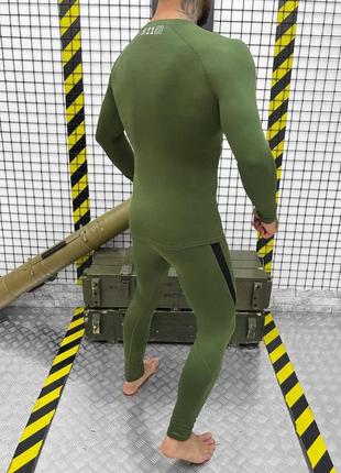 Термобелье мужское тактическое военное термобелье зеленое зима термо костюм термокостюм зеленый олива5 фото