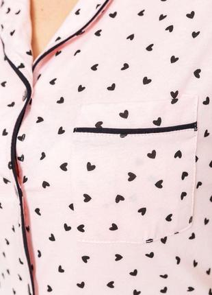 Пижама женская с принтом 219rp-218, цвет персиково-черный5 фото