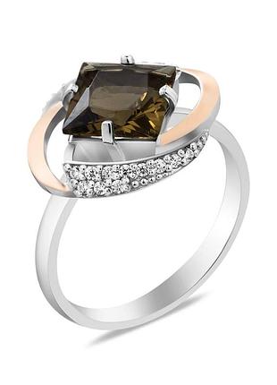 Серебряная кольца с фианитом gemma-7610