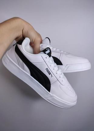 Кроссовки puma white-black