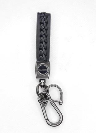 Брелок до ключів плетений з карабіном daf1 фото