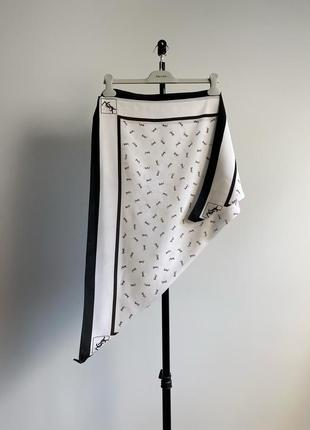 Винтажный шелковый платок yves saint laurent vintage dior prada louis vuitton