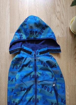 Детская термо курточка на флисе осень мальчик 5 лет4 фото