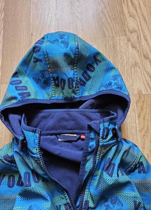 Детская термо курточка на флисе осень мальчик 5 лет3 фото