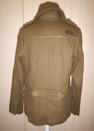 Вовняне пальто куртка superdry p.m3 фото