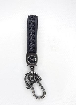 Брелок до ключів плетений з карабіном hyundai1 фото