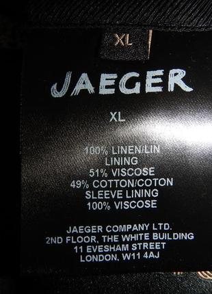 Плащ пальто jaeger p.xl 100% льон10 фото