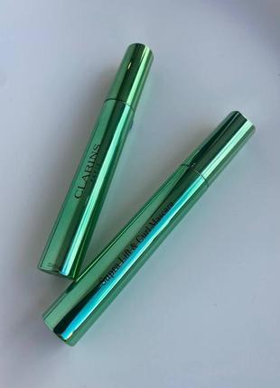 Туш для вій clarins  supra lift & curl 8ml  відтінок чорний
