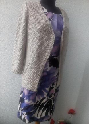 Комплект из платья с цветочным рисунком и кардигана marks&spencer2 фото