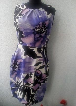 Комплект из платья с цветочным рисунком и кардигана marks&spencer4 фото