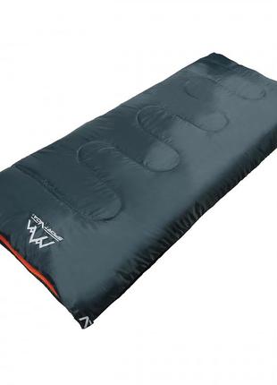 Спальный мешок (спальник) одеяло sportvida sv-cc0061 +2 ...+ 21°c r navy green/orange .7 фото