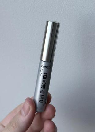 Прозрачный кремовый воск для бровей benefit fluff up brow wax9 фото