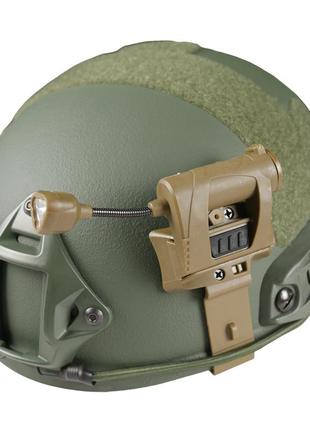 Тактичний ліхтарик на шолом з кріпленням mpls charge cr123a5 фото