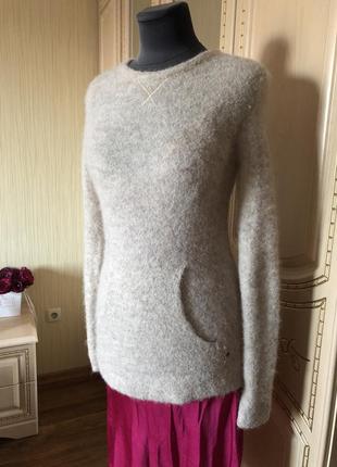 Редкость! худи пайта свитер свитшот из натуральной альпаки , альпака , woolrich,2 фото