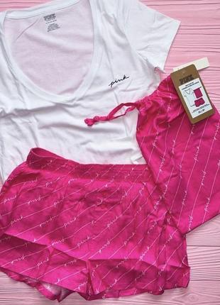 Пижама домашний комплект виктория секрет pink victoria’s secret victoria secret