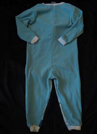 Флисовая пижамка-кигуруми на девочку 5-6 лет,disney3 фото