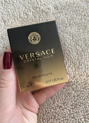 Versace crystal noir миниатюрка 5 мл оригинал