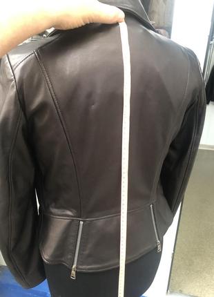 Куртка adamo,кожаная косуха с коротких8 фото