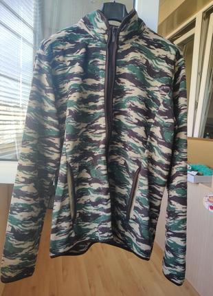 Флисовая кофта uniqlo japan micro fleece jacket camo