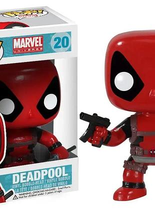 Ігрова фігурка funko pop marvel дедпул. фигурка funko pop фанко поп marvel deadpool марвел дедпул №20