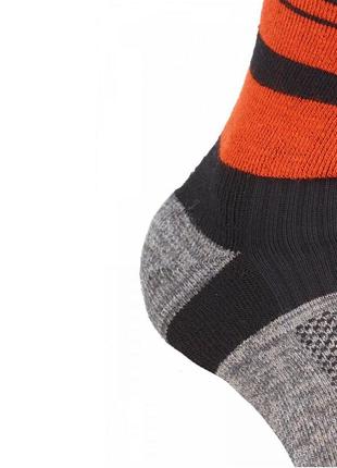 Шкарпетки ч ortovox all mountain mid socks warm m multicolour - 39-41 - сірий/оранжевий2 фото