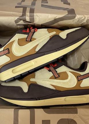 Кроссовки nike air max 1 travis scott cactus jack baroque brown do9392-200