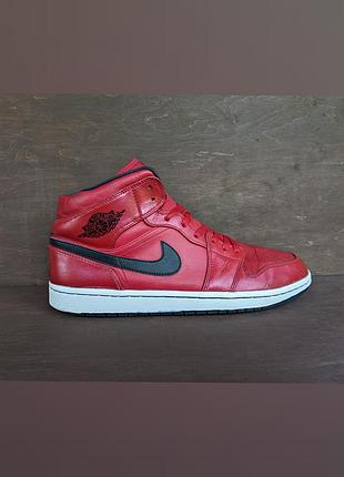 Кросівки кеди nike air jordan 1 mid gym red dunk blazer1 фото