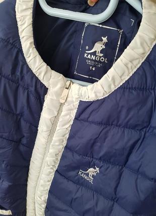 Kangol легкая теплая куртка2 фото