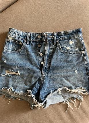 Джинсовые шорты zara
