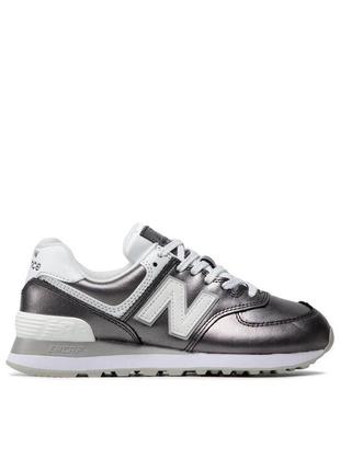 Кросівки жіночі new balance 574 featured metallic wl574ld22 фото