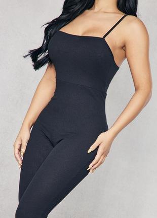 Комбинезон в рубчик клёш prettylittlething plt2 фото