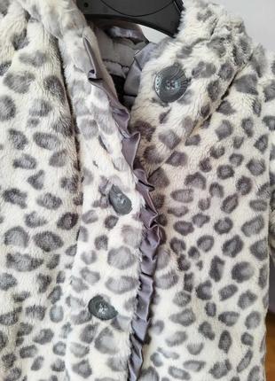 Шубка шуба леопардова пальто куртка тигрова4 фото