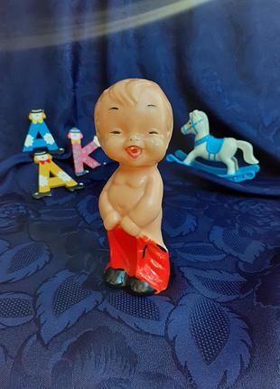Степка 💕🧸 бесстыдник кукла ссср аским кишинев советский пупс винтаж пластмассовый рельефный характерный спущены штанишки эмали винтаж