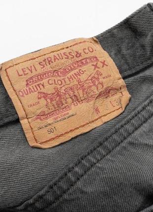 Levis 501 vintage grey jeans ( 1992 ) мужские джинсы6 фото