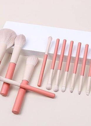 Набір пензлів для макіяжу pinkyss 12 шт